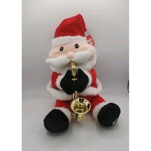 Dancing Santa Claus Animated Plush Santa Playing Saxophone Christmas  Music